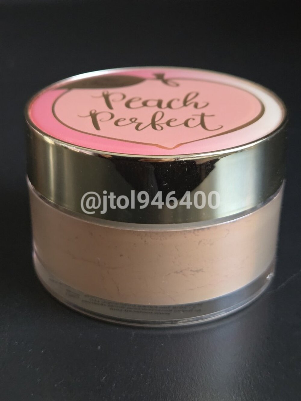 Too Faced Peach Perfect Loose Setting Powder Translucent Caramelized Peach